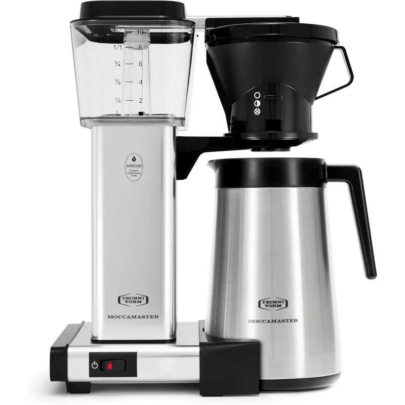 

Technivorm Moccamaster 79112 KBT Кофеварка, 40 унций, полированное серебро