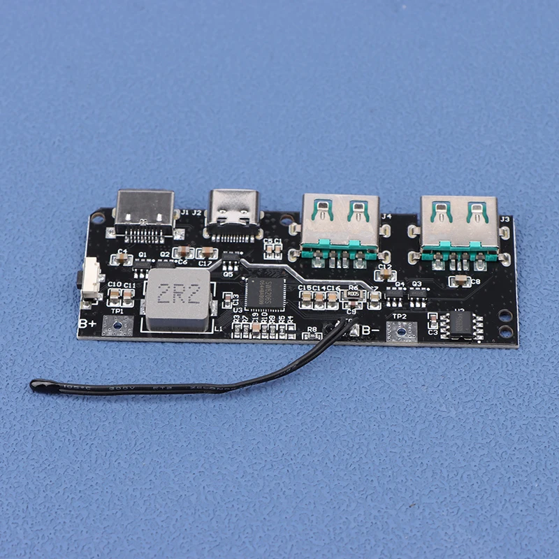 QC4.0 QC3.0 LED Dual USB 5V 4.5A 22.5W Micro/Type-C USB Mobile Power Bank 18650 Charging Module Temperature Protection