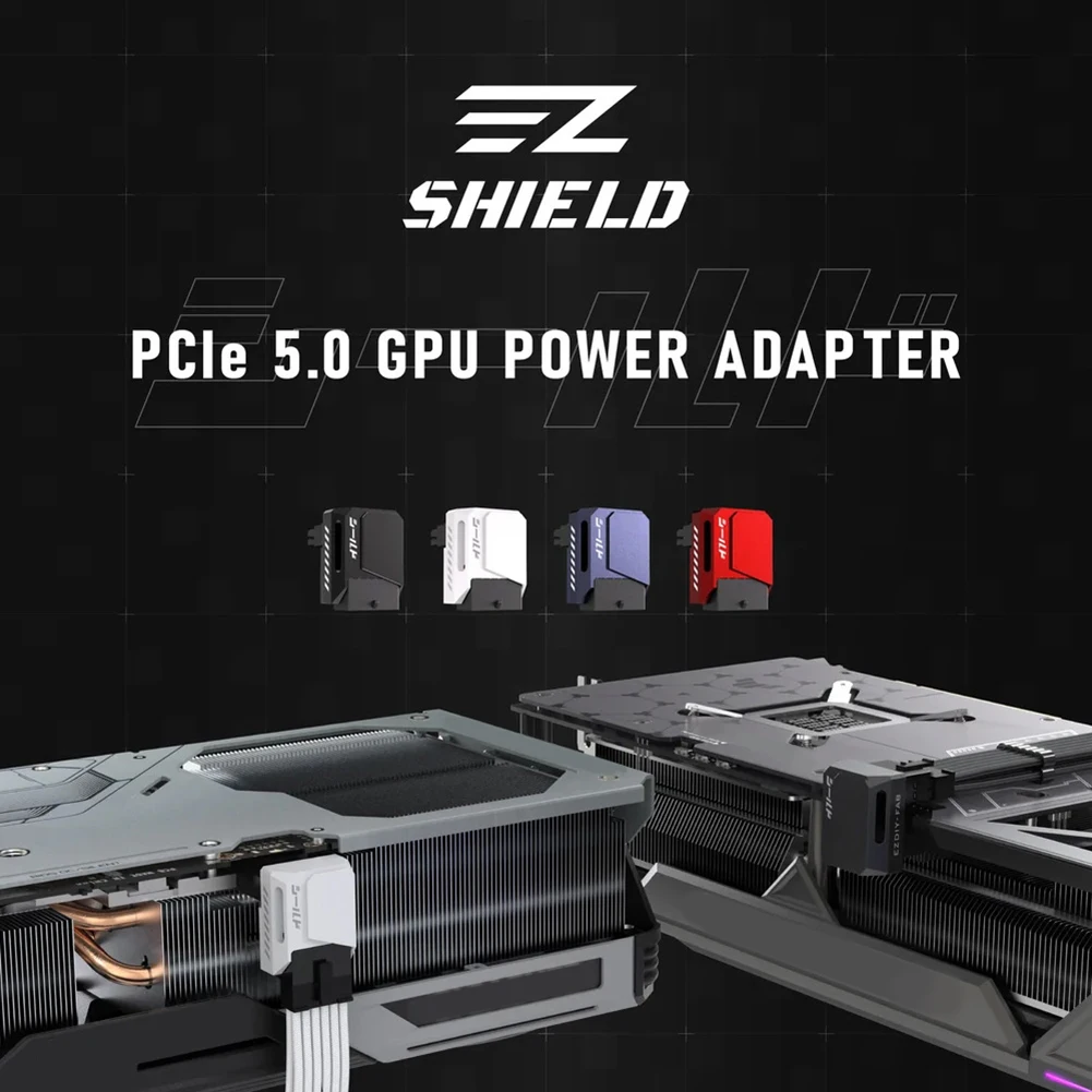 Konektor Daya GPU 600W 12+4pin Sudut Kanan 90 Derajat 16pin 12VHPWR PCI-e 5.0 Adaptor Daya 16pin untuk RTX 3090Ti 4070Ti 4080