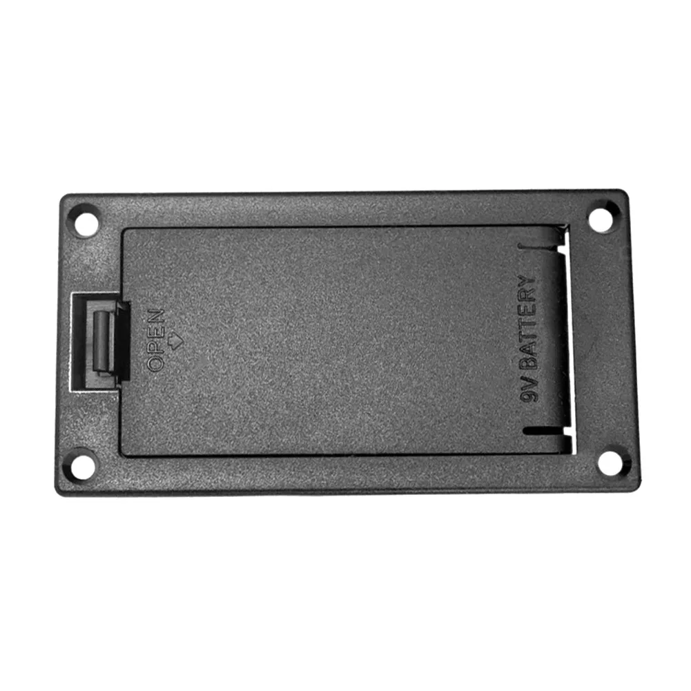 Battery Holder 9V Battery Box Musical Instrument Power Plastic Material Power Supply Solution For Active Bass Guitars