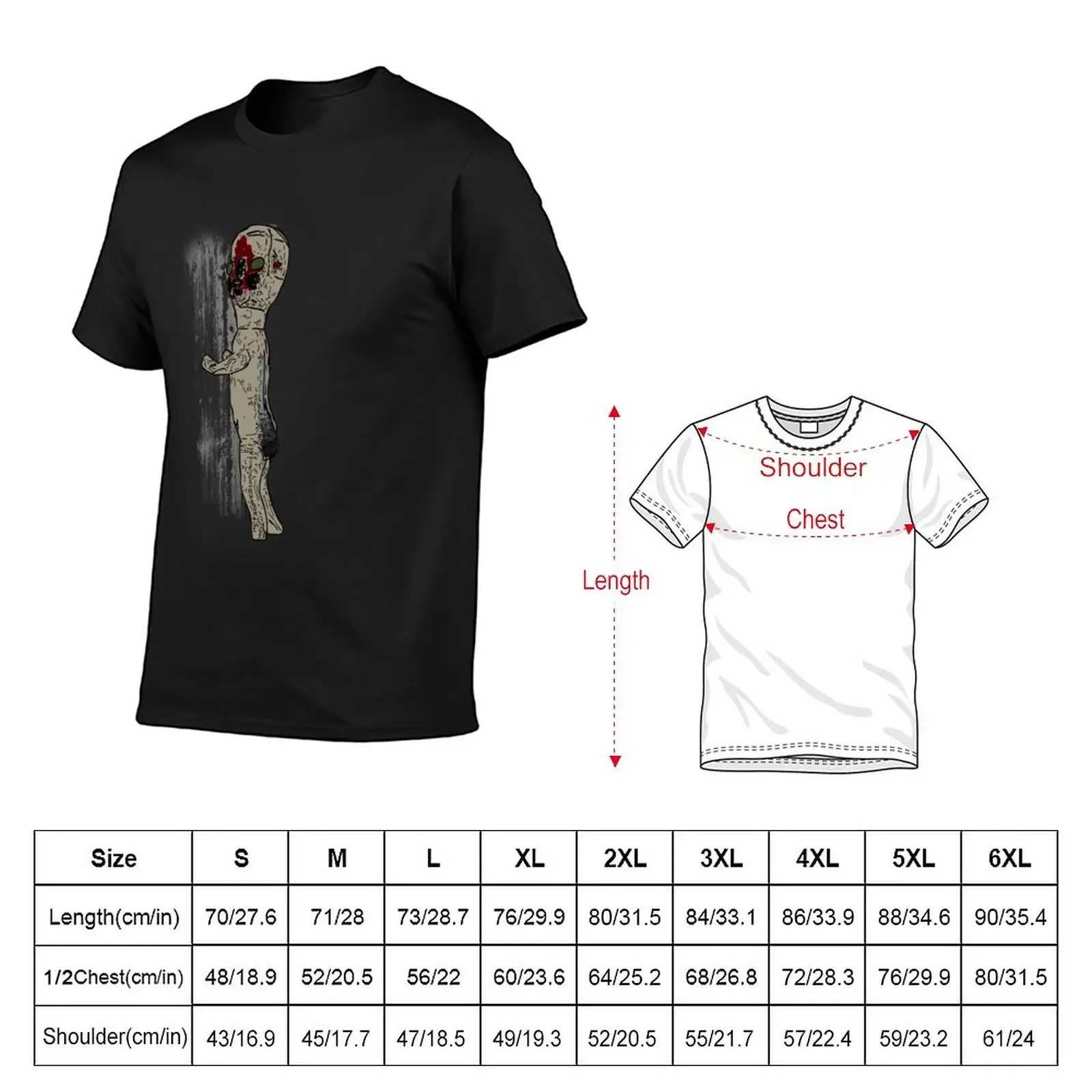 New SCP 173 alone T-Shirt custom t shirts design your own quick drying shirt men clothes