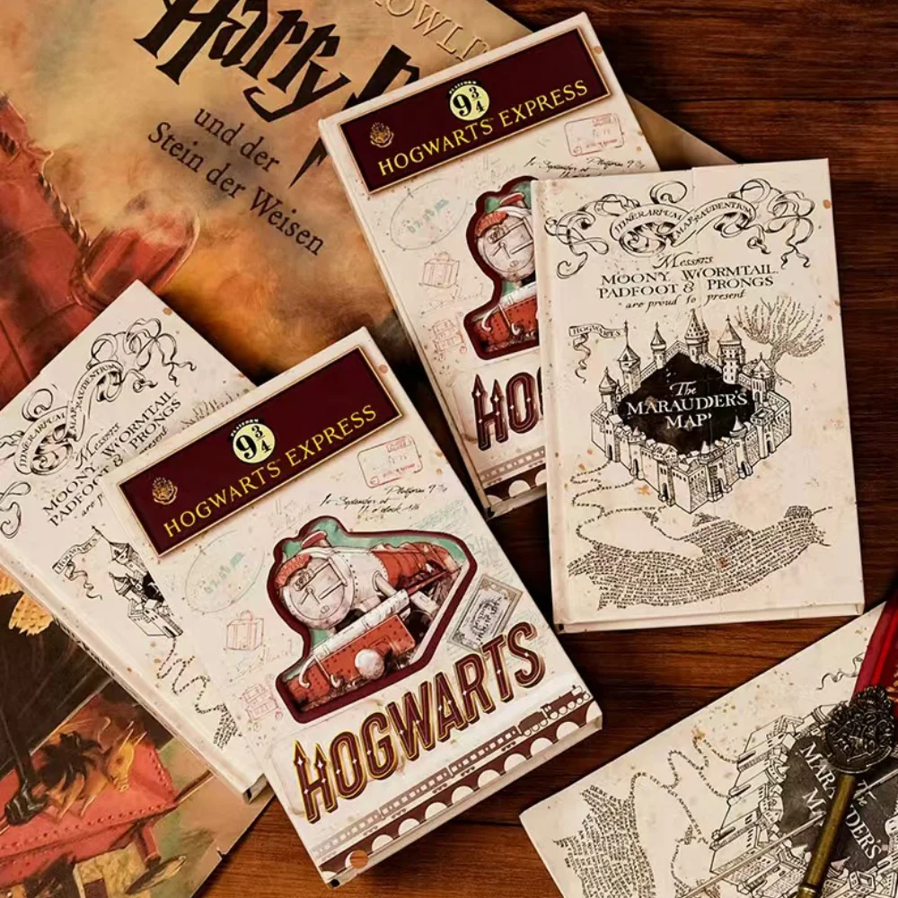 حقيقي هاري بوتر غلاف فني دفتر القرطاسية المدرسية مجلة مخطط أسبوعي المحمولة مكتب المصنف الفتيات هدايا عيد ميلاد #4