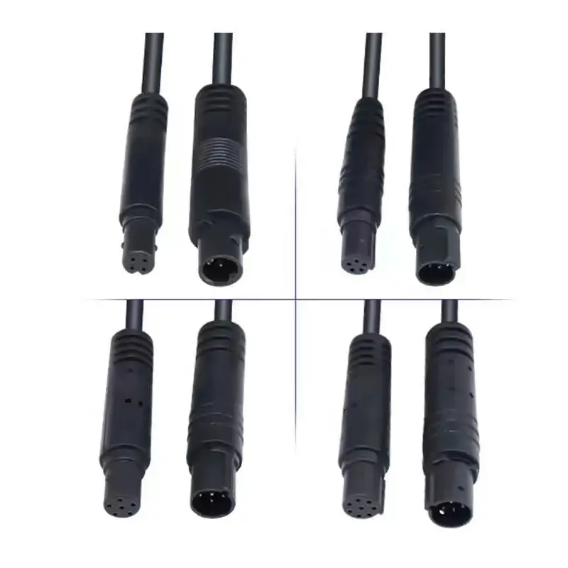 

Car Mounted Reverse Camera Cable, Driving Recorder, BMW 4/5/6/8P Pin Core Rear View Lens Extension Cable