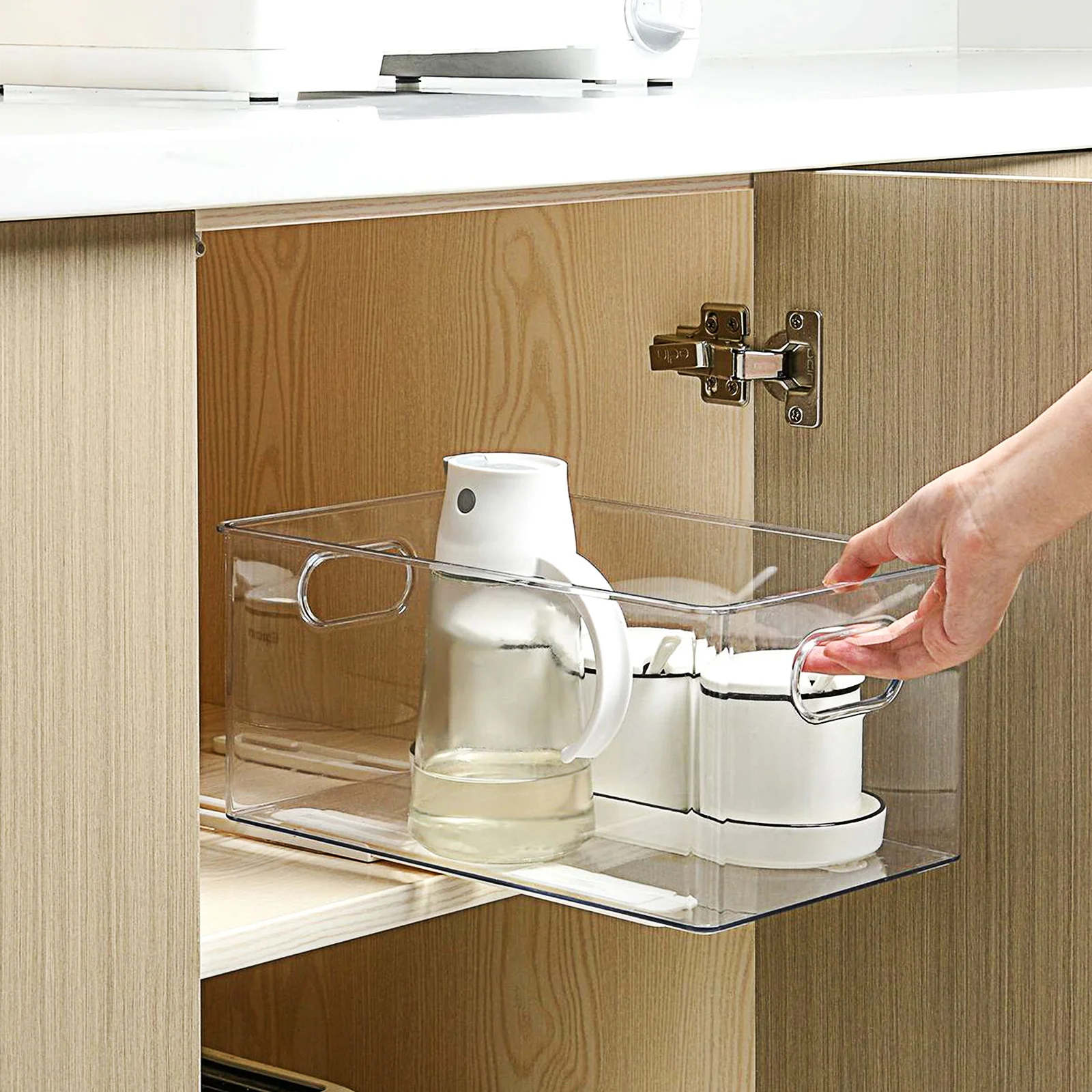 

4Pcs Self-Adhesive Drawer Slide Rail Strong Load-Bearing Drawer Guide for Furniture Storage Box Basket Track Accessories