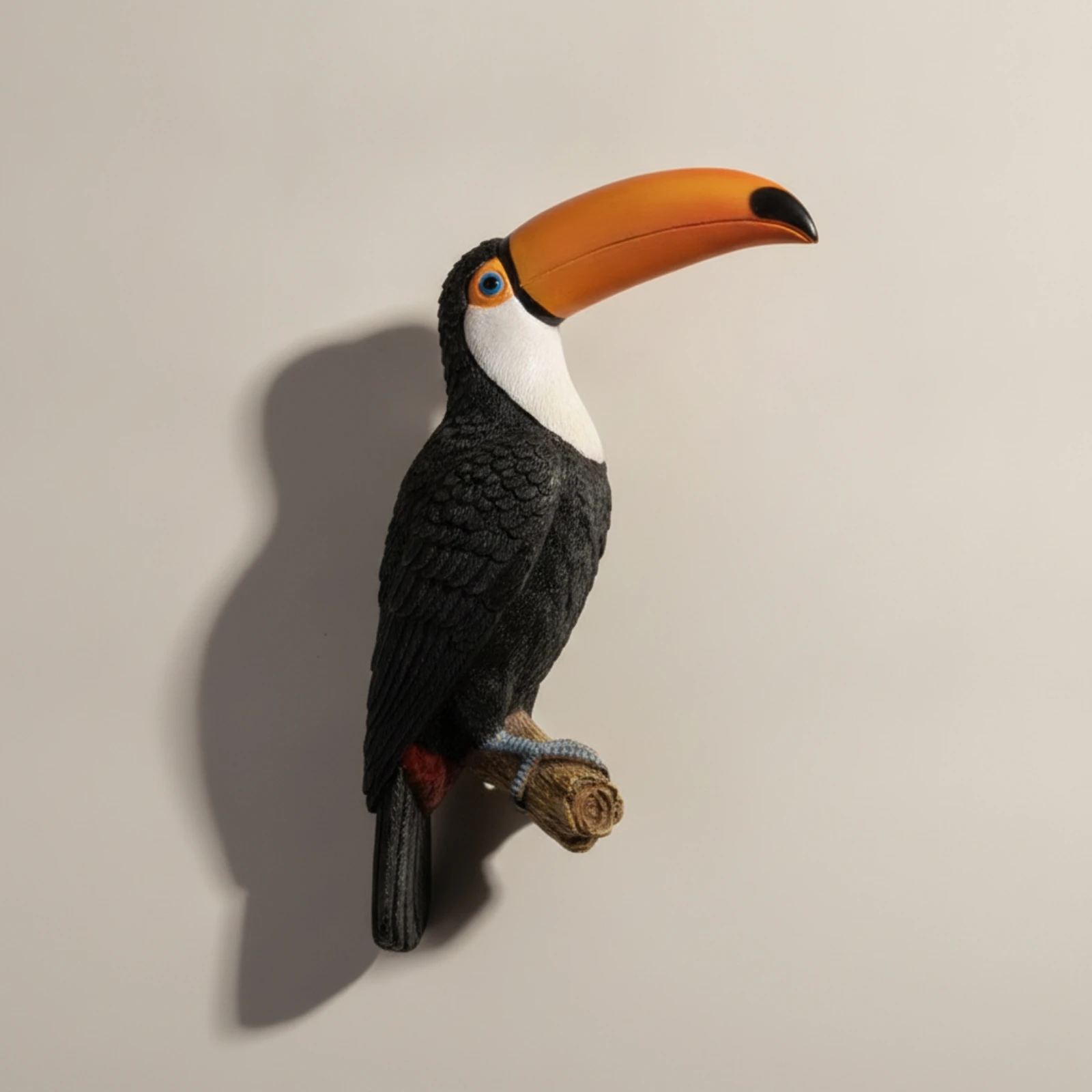 Bird Wall Art Sculpted Wall Decor with Bird Textured Resin for Living Room, Entryway