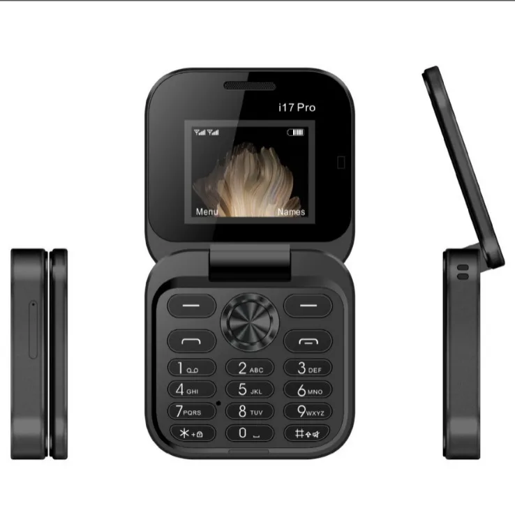 New Best Seller I17Pro Small Phone Non-smartphone Elderly Flip Phone Dual Card Dual Wait Large Volume Large Font Elderly Phone