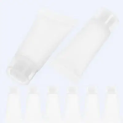 50pcs Refillable Travel Tubes Empty Squeezable Containers For Lotion Shampoo Conditioner Cream Sample Bottle Leakproof