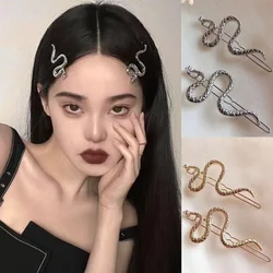 2PCS Metal Snake Hair Pin Women's Bangs Duckbill Clip Alloy Barrette Fashion Hair Clip Hairpin Hair Accessories For Women Gift