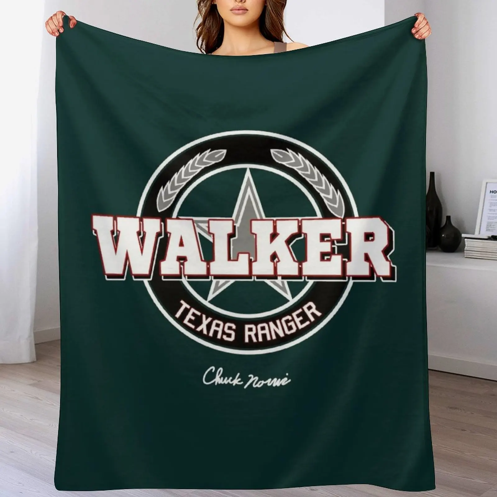 Walker Texas Ranger Cast Crew 90s Chuck Norris Throw Blanket halloween Sofas Blankets