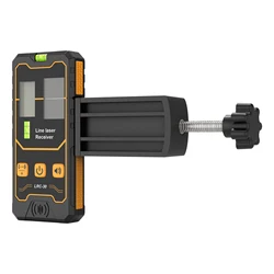 Laser Receiver for Laser Level 50m/164ft Working Range with Double Horizontal Bubbles Green Laser and Red Beam Detector