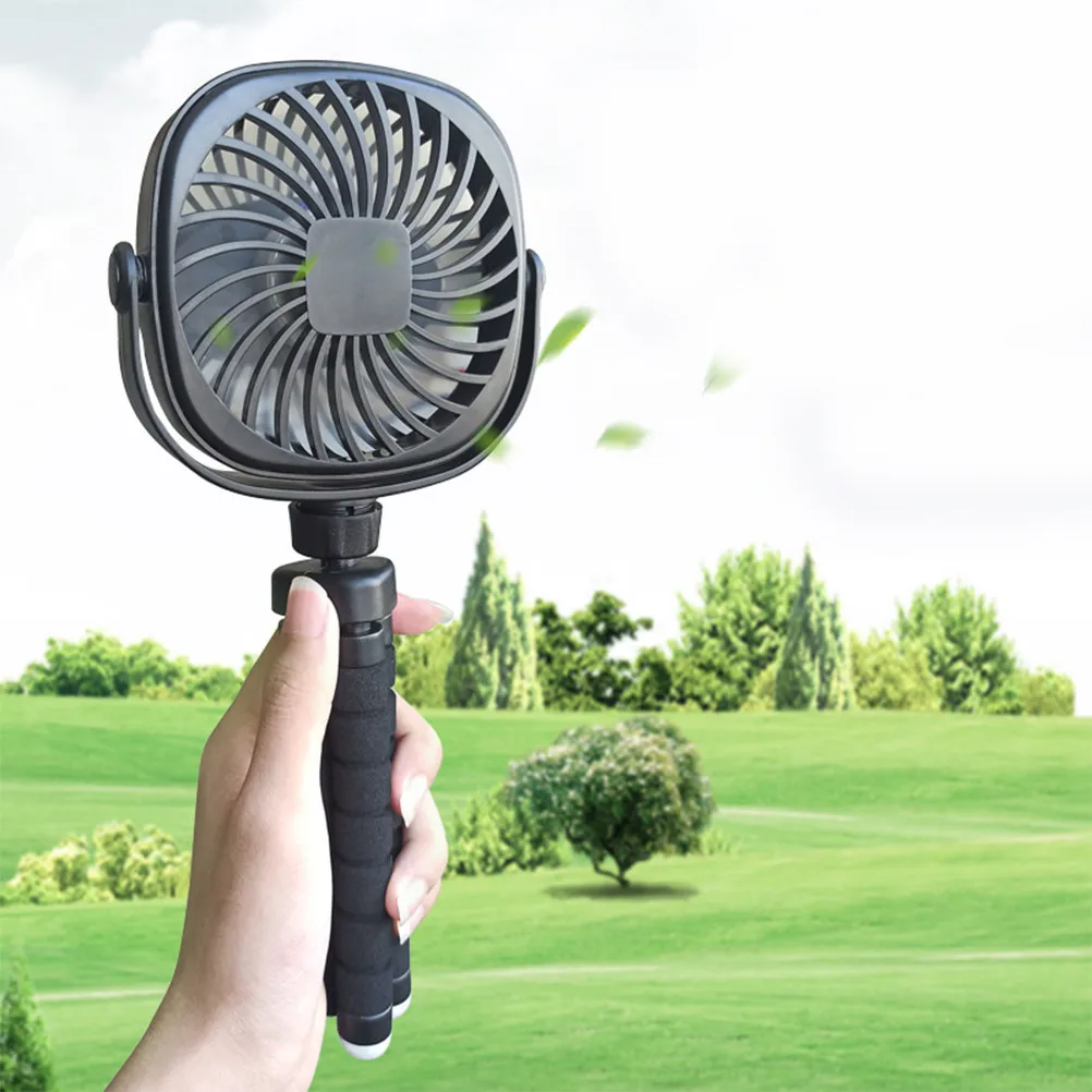 

Octopus Shape USB Rechargeable Cooling Fan Black Portable Adjustable Clip on Fan Dormitory Bedroom Office Baby Infant Outdoor