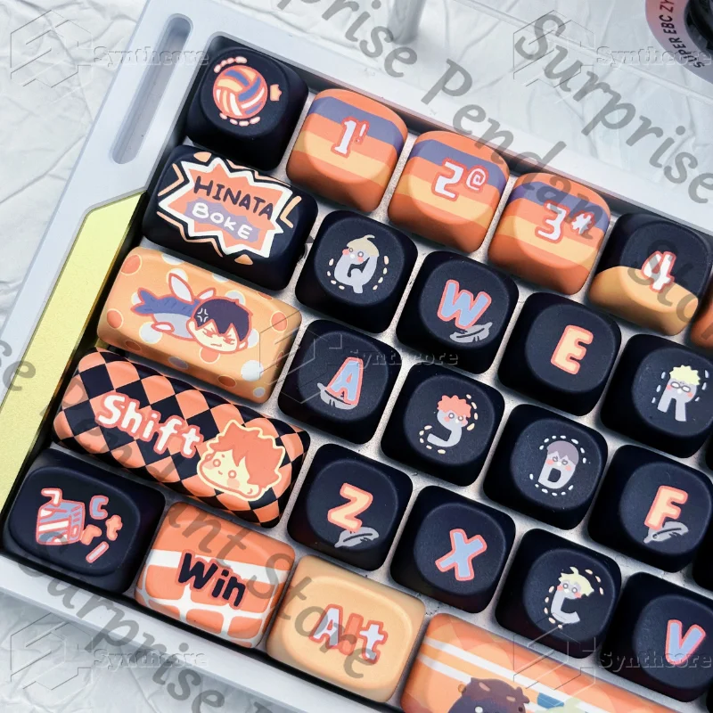 

Хайкю!! Колпачок для клавиатуры аниме Ambitus Karasuno, милый индивидуальный дизайн, магнитная ось, высокий уровень внешнего вида