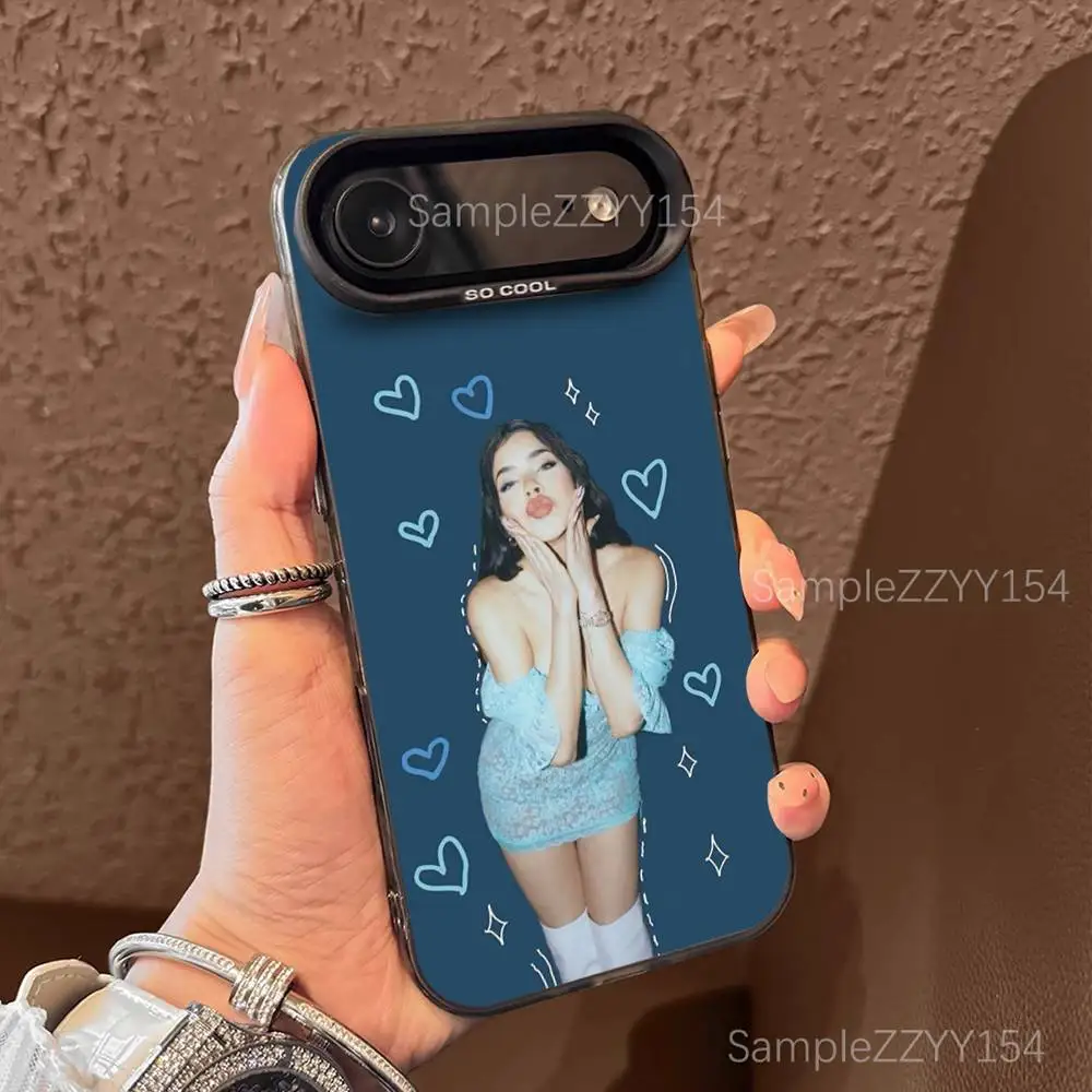 가수 K-Kenia Os 핑크 오라 폰 케이스 아이폰 17,16,15,14,13,12,X,8,Pro,Max,Plus,E,SE4,Air,Mini 블랙 IMD 매트