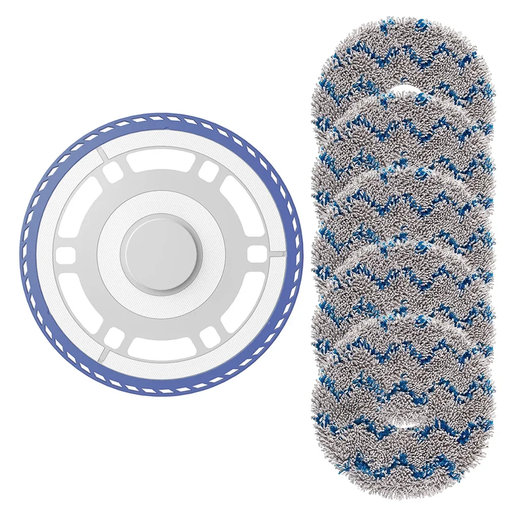 

6pcs Mop Bracket Mop Cloth For Ecovacs For DEEBOT N30 PRO / N30 For OMNI / N30 PRO For OMNI Vacuum Cleaner Accessories