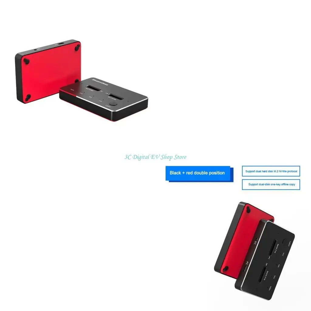 

E74D Blueendless Docking Station USB C SSD for Case NVME HDD Solid Disk Enclosure