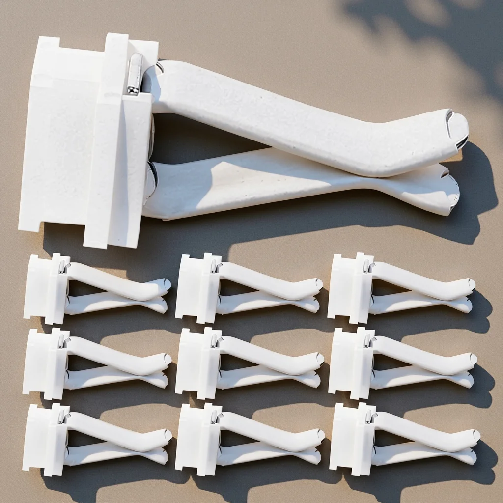 

10pcs Car Air Conditioner Vent Clips Unique Square Head Metal Auto Vent Accessories For Cars Offices Homes Air Freshener Clip