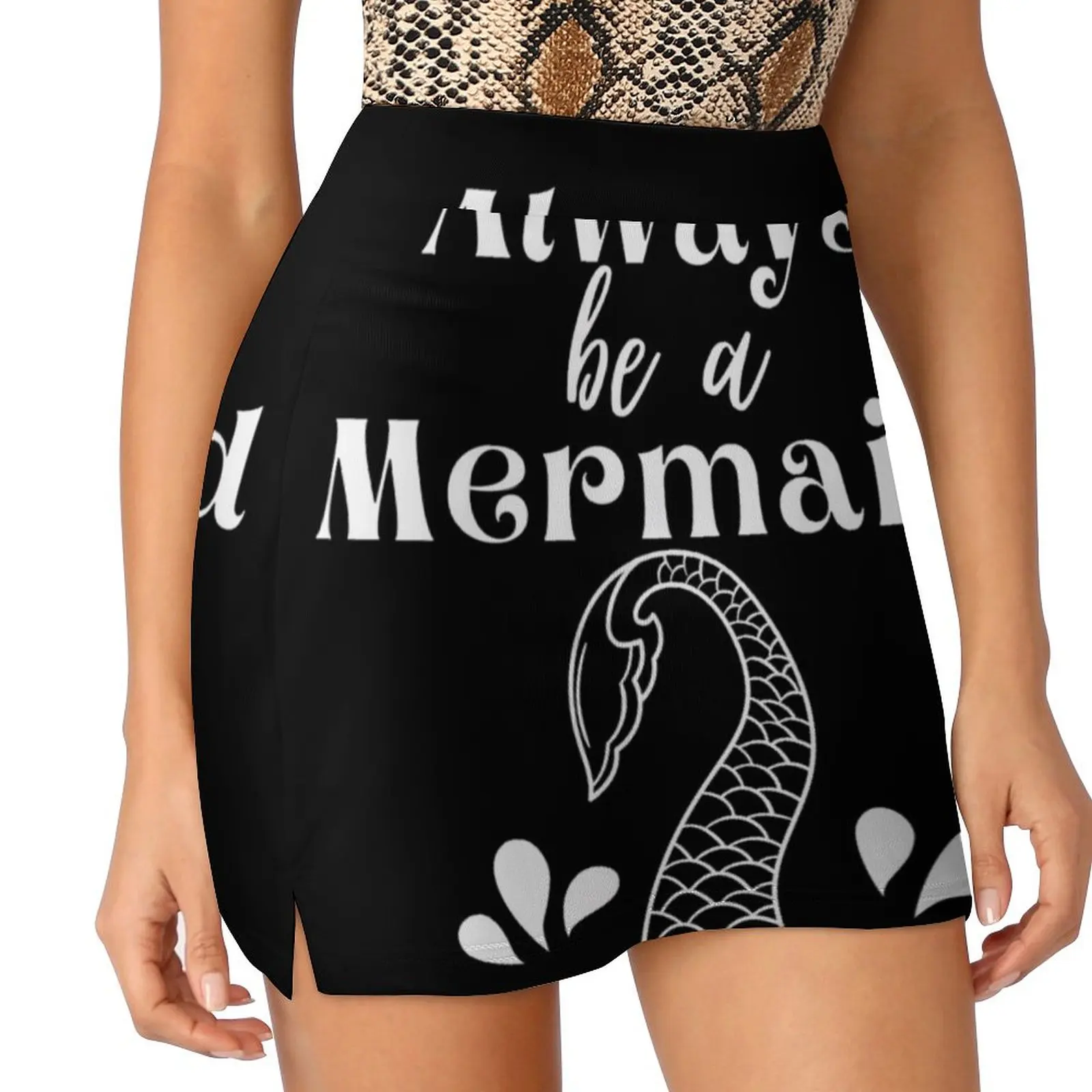 

Mermaid stories: Always be a Mermaid Mini Skirt skirt set new in external clothes skirts for womans