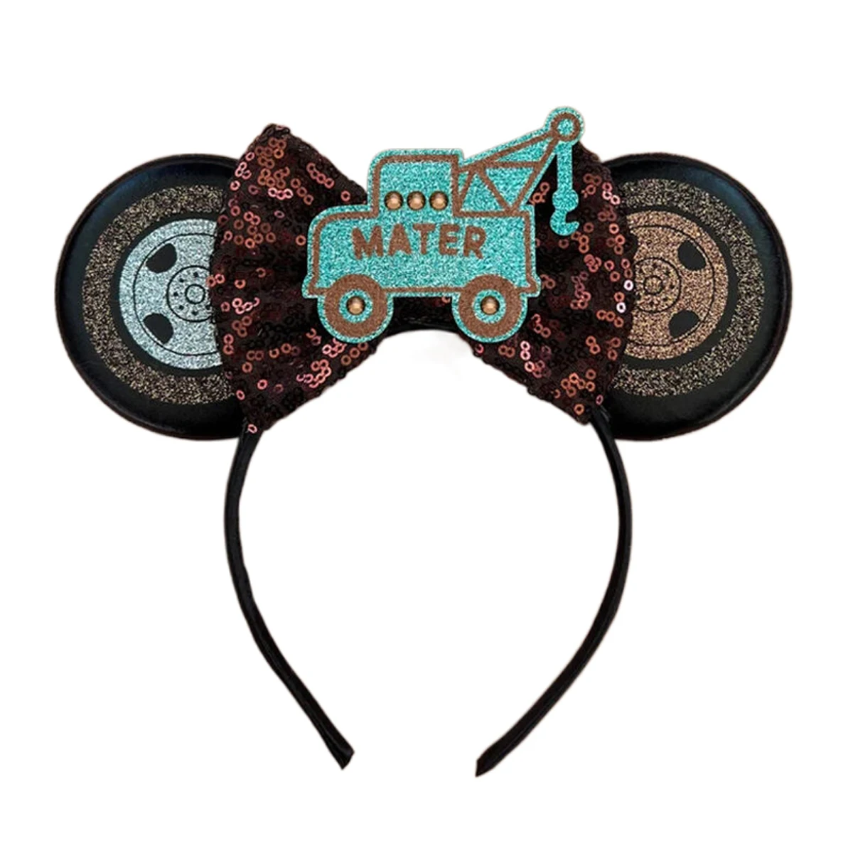 Auto's Mickey Mouse oorhoofdband 95 Flash haaraccessoires pretpark aankleden jongen hoofddeksels vakantie haaraccessoires