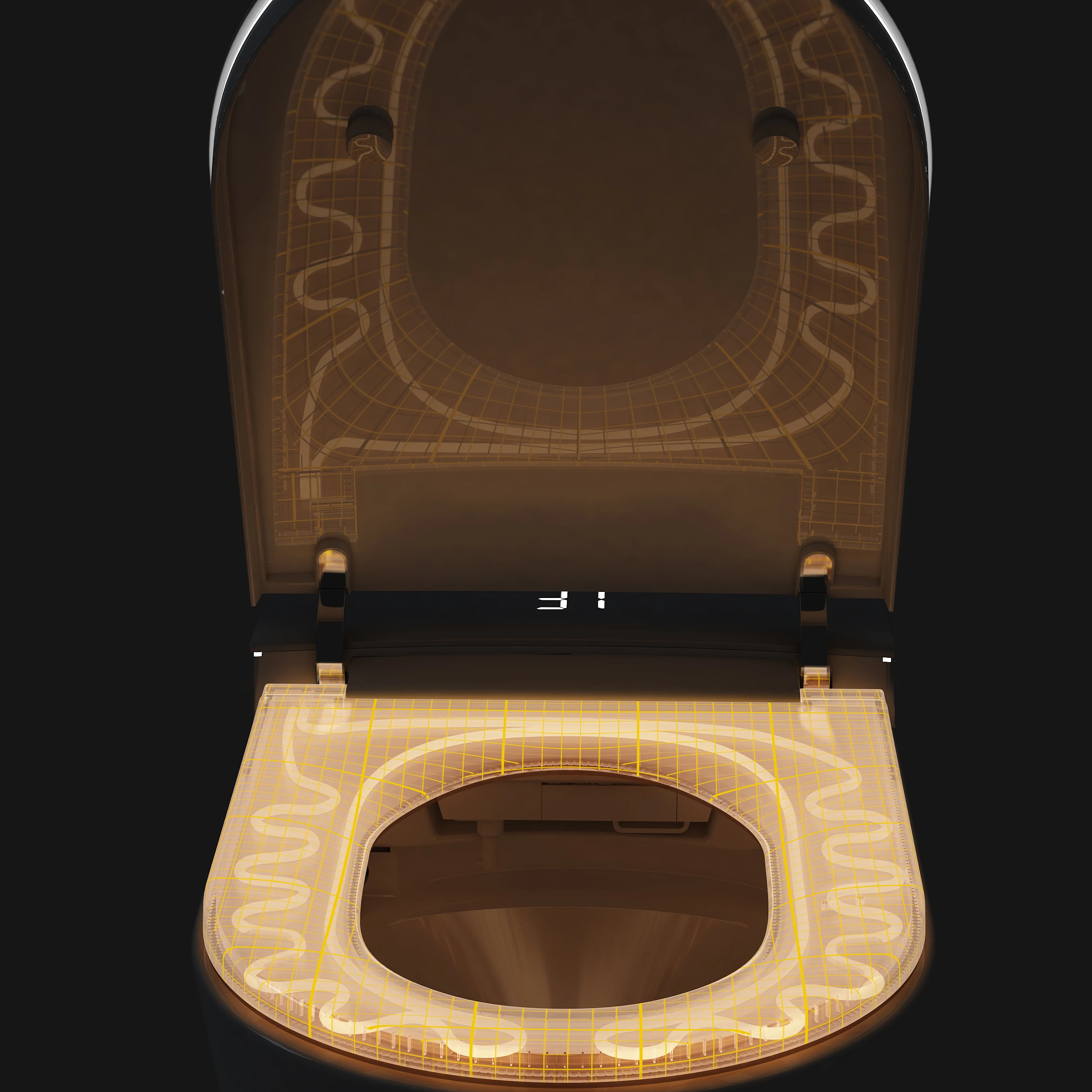 الراقية الحمام الاستشعار التلقائي صدفي المرحاض مقاوم للماء السيراميك المراحيض الذكية #3