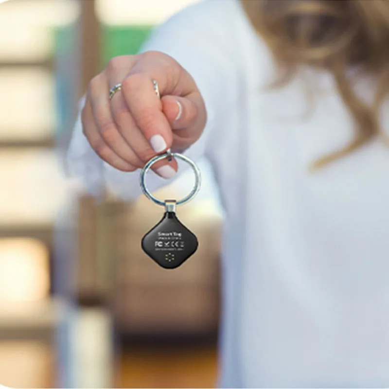 Mini rastreador gps sem fio para iphone/android, localizador de alarme anti-perda, gravação gps, etiqueta inteligente, localizador compatível com bluetooth
