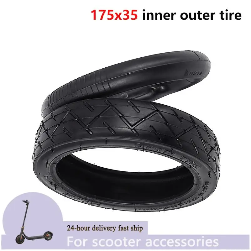 

175x35 Electric Scooter Tire 8 Inch Pneumatic Rubber Vacuum Tire Universal Replacement Scooter Parts