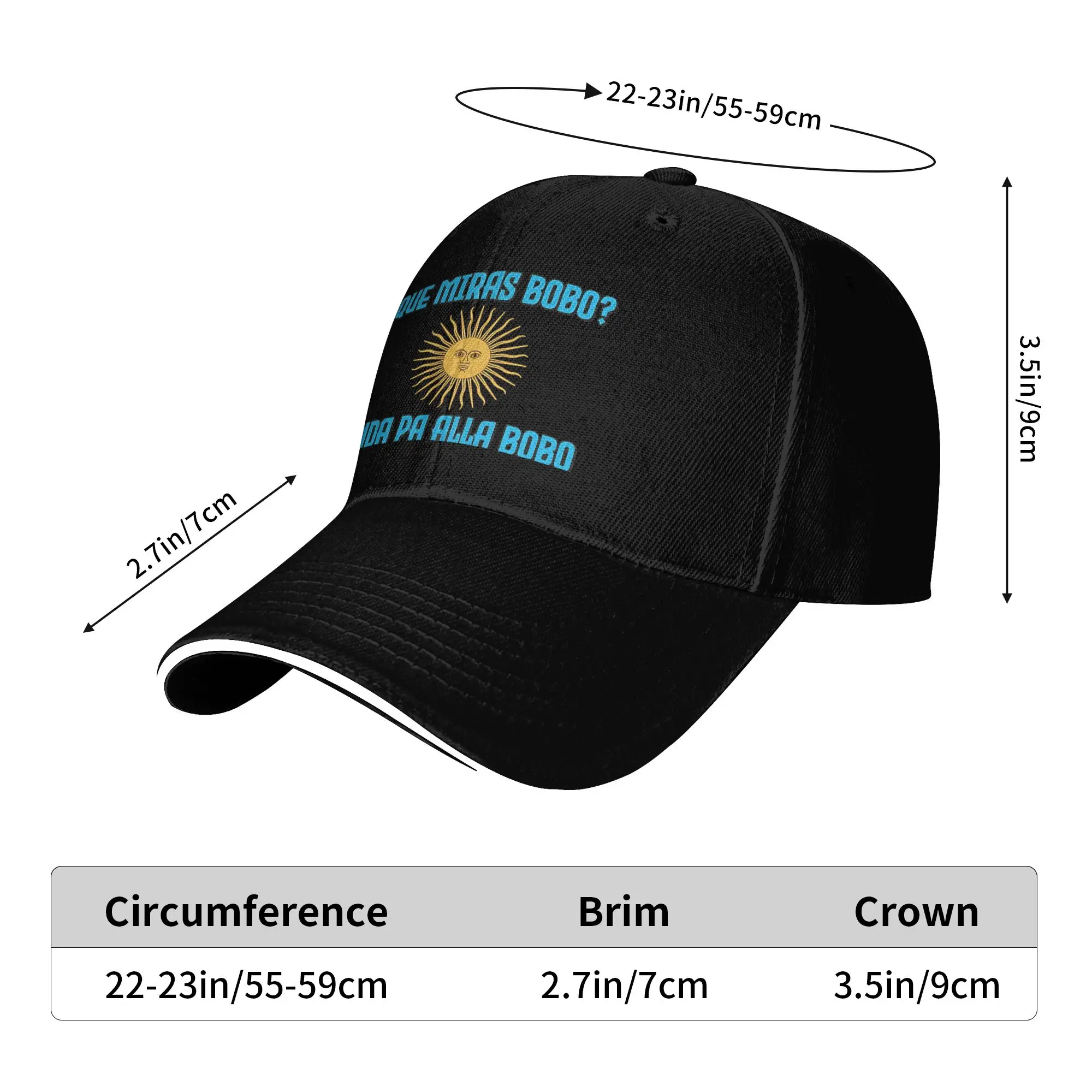 Summer Casual Baseball Cap Que Miras Bobo Messi Kpop Rock Trucker Hat For Female Male Breathable  y2k Funny Baseball Caps