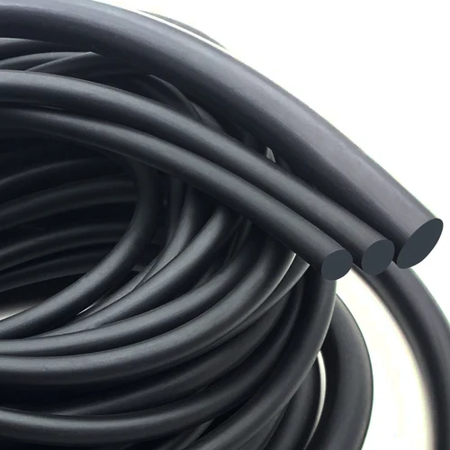 Imagen 2 del producto NBR OD1 ~ 30 sello de tira de goma negra cuerda de sellado de nitrilo resistente a altas temperaturas y aceite junta tórica de tira redonda sólida de alta calidad