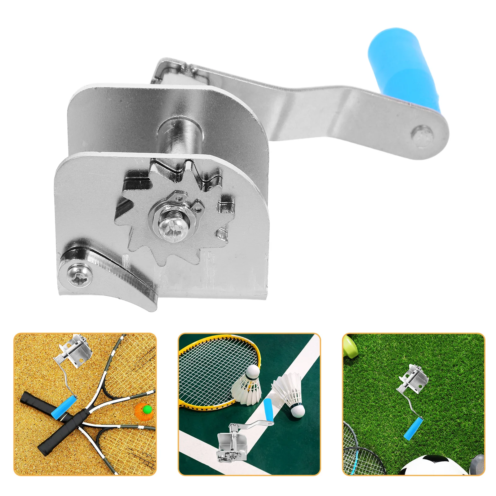 

Manual Hand Crank Wire Tension Adjuster Stainless Steel Badminton Volleyball Net Tightener Outdoor Sports Portable Wire