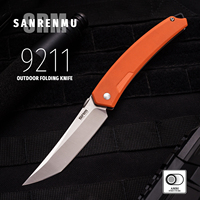 SANRENMU SRM 9211/9202 Outdoor Pocket Folding Knife Camping Fishing Hunting Wilderness Survival EDC Portable Tools Knives