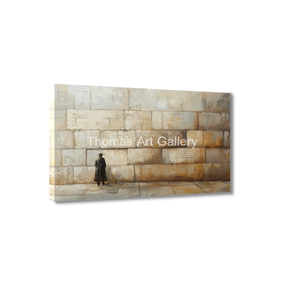 Beautiful Abstract Canvas Prints Framed Wall Picture Kotel Painting HD Posters Printed Jerusalem Artwork Dining Room Decor Large