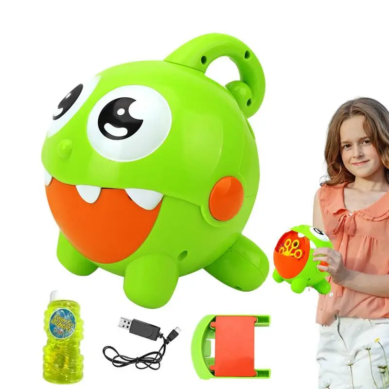 

Bubble Machine Toy Electric Cartoon Dinosaur Bubble Toys Leak-Proof Powerful 2000 Bubbles Per Minute For Kids Boys Girls Outdoor