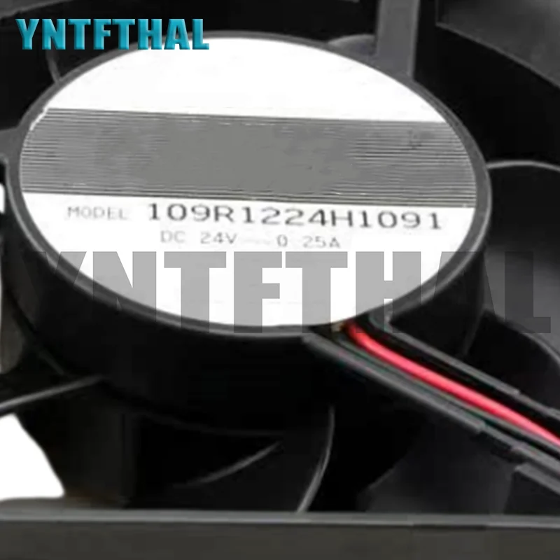 New For 109R1224H1091 DC 24V 0.25A Two Lines Square Cooling Fan