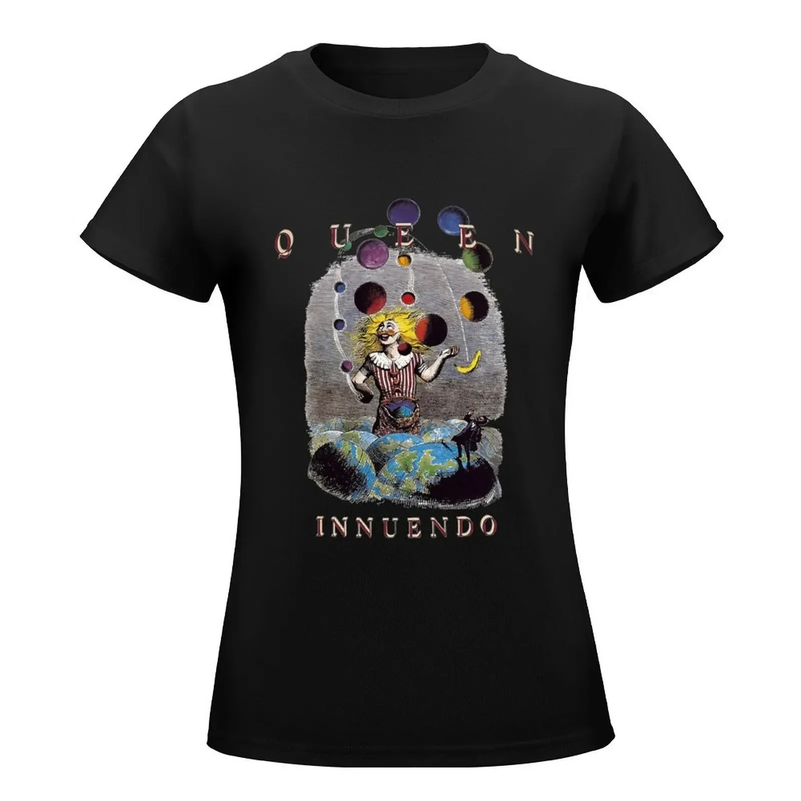 Queen Innuendo T-Shirt lady clothes funny female summer clothes T-shirt Women