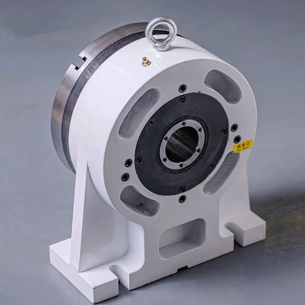 Tebak Radial and Axial Preload Bearings Hydraulic and Pneumatic Indexer NC Rotary Table for CNC Milling Machine