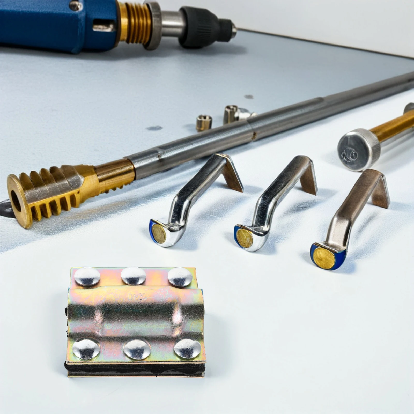 

Flexible Pipe Leak Sealer Clamp Effective Repair Iron Fixer Emergency for Various Materials Heavy-duty