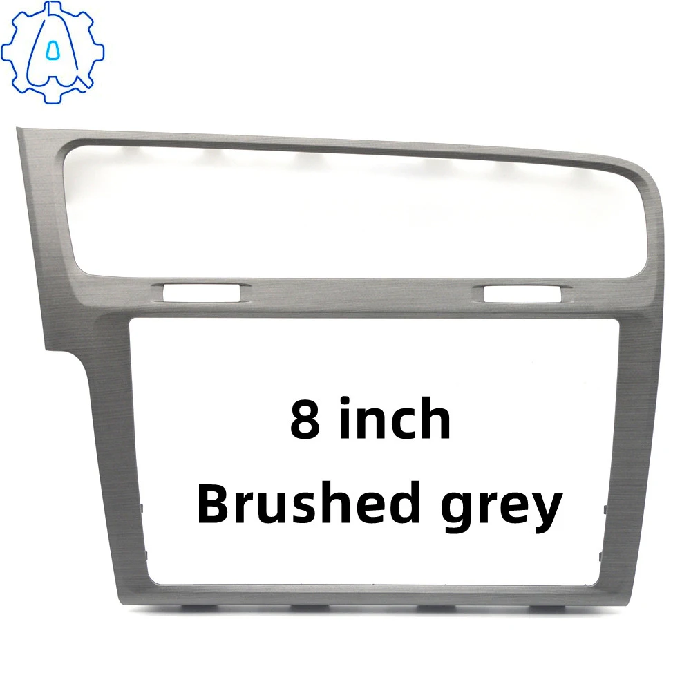 Brushed gray MIB Screen Bezel For VW Golf 7.5 Golf 7 MK7 8 inch/9.2 inch Piano Black MIB Frame Radio Panel Decorative Frame