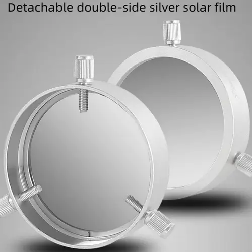 Imagen 2 del producto Filtro solar para telescopio, película recubierta de PET para telescopio/mira telescópica/cámara DSLR para observación solar