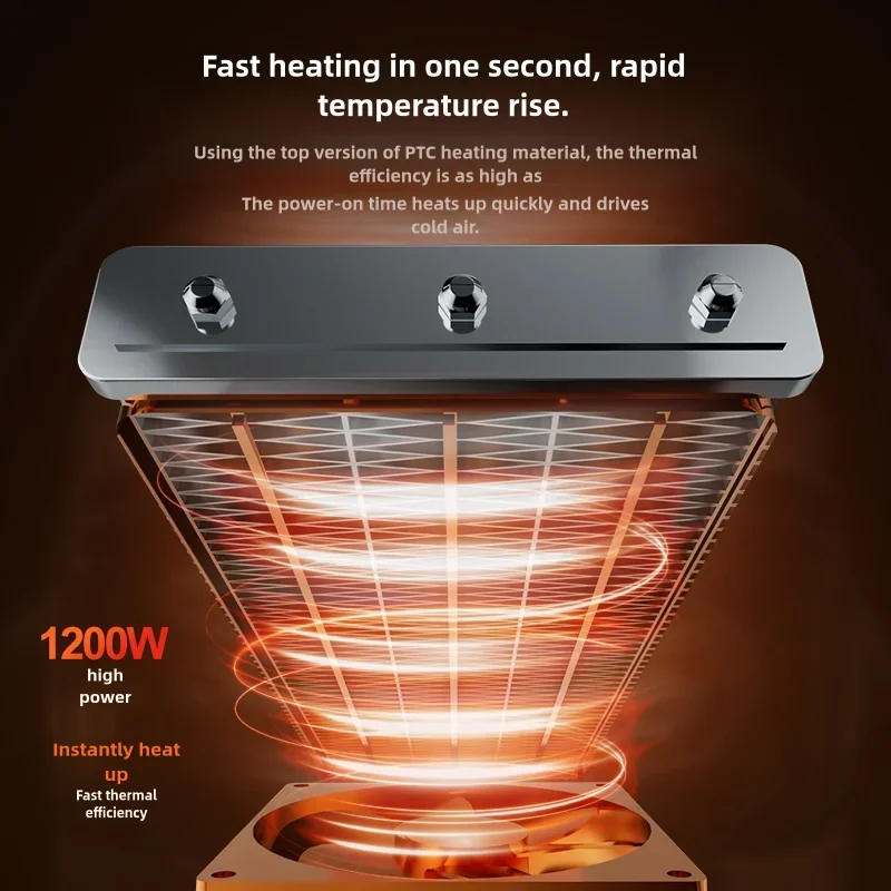 Maist الساخن بيع سخان مروحة محمول 220 فولت 1200 واط PTC المنزل غرفة كهربائية مروحة ومدفأة مروحة التهوية Rv الحرارة