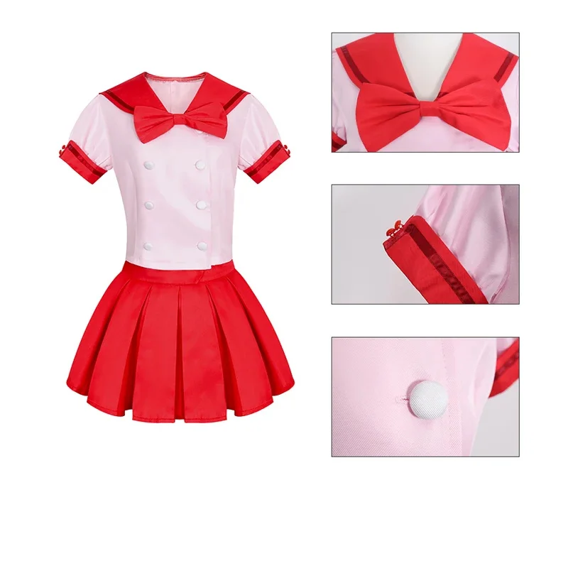 2025 Anime Melody Nanami Ruchia Cosplay Costume Girl Lolita Top Skirt Set JK Uniform Halloween Carnival Clothes Outfit 5ftu^ 5ft