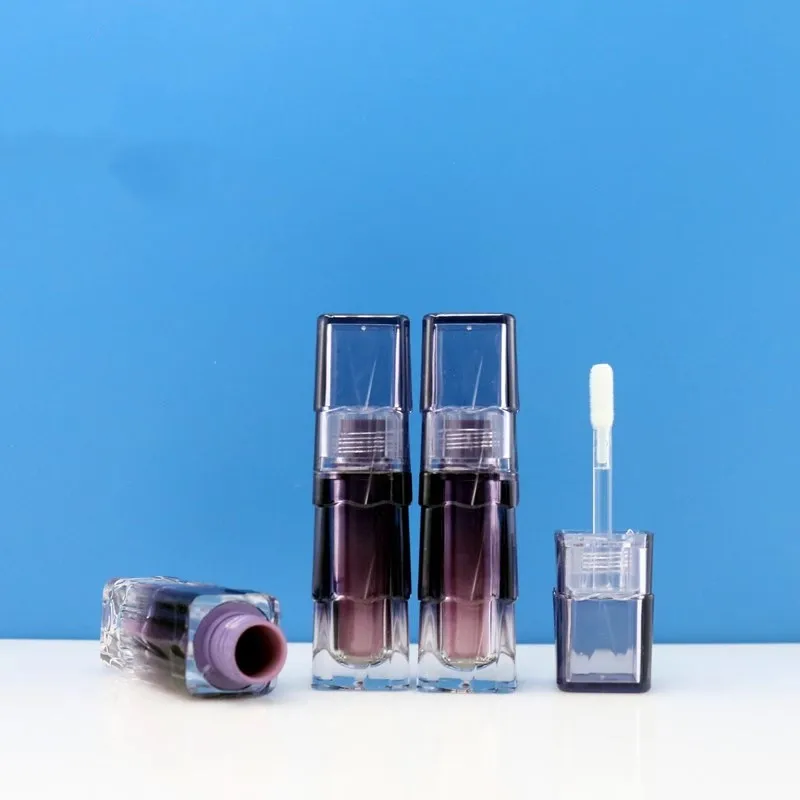 

10-100pcs 3ml Empty Lip Gloss Tube Gradient Purple Plastic Liquid Lipstick Container Mini Lipgloss Sample Bottles