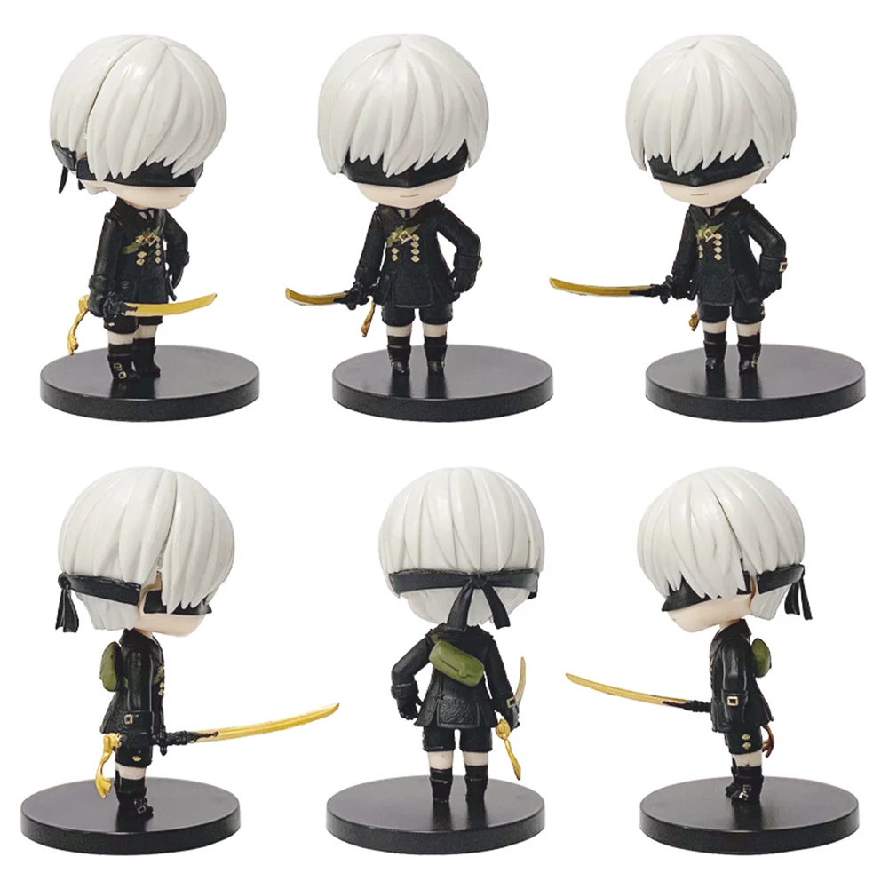 Figurka anime Nier A2 2B Yorha 9S automatyczna figurka akcji 2B 9S figurka model PVC edycja Q statuetka kolekcja ozdoba prezent z kreskówki