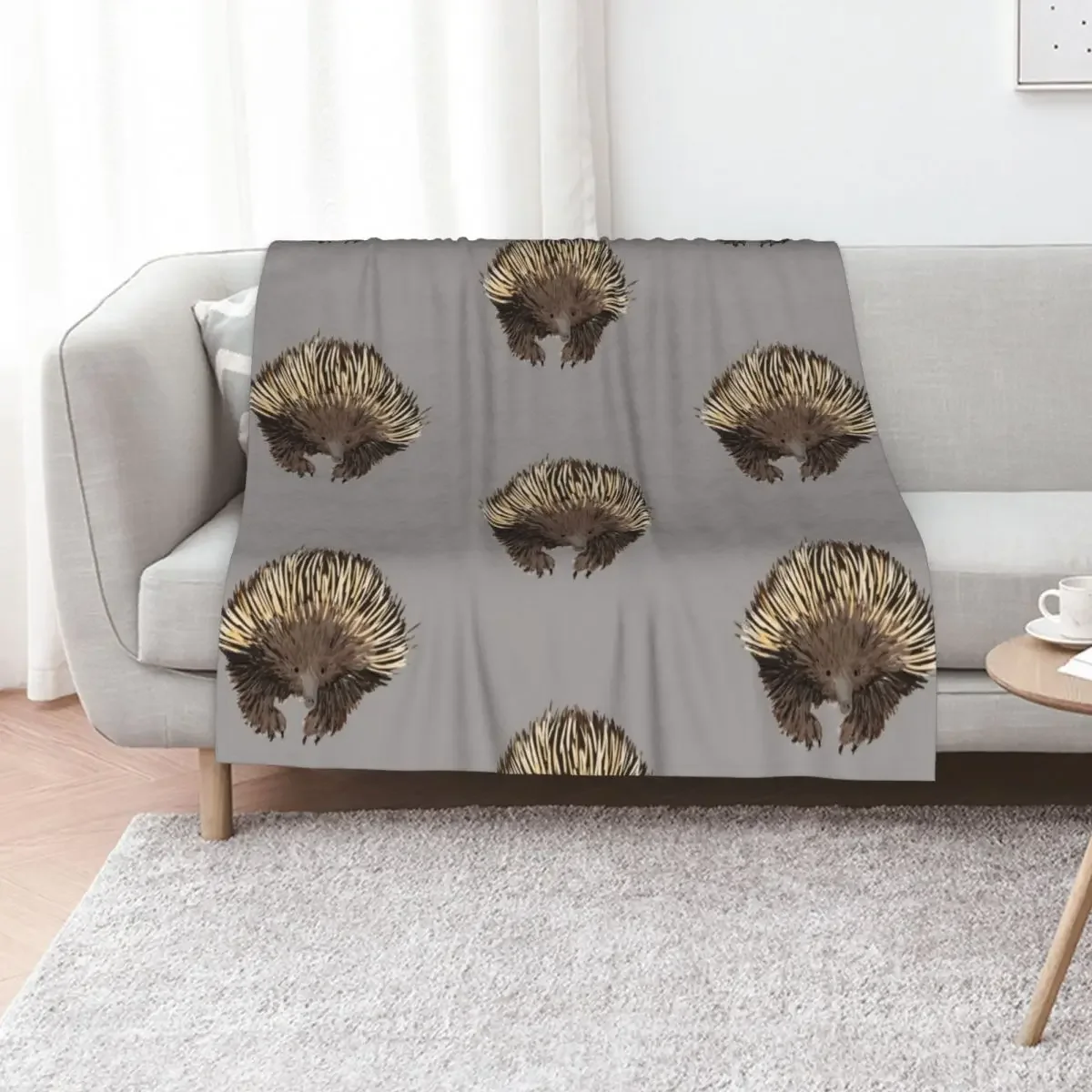 

Echidna Throw Blanket halloween Sofa Quilt Giant Sofa Flannel Fabric Blankets