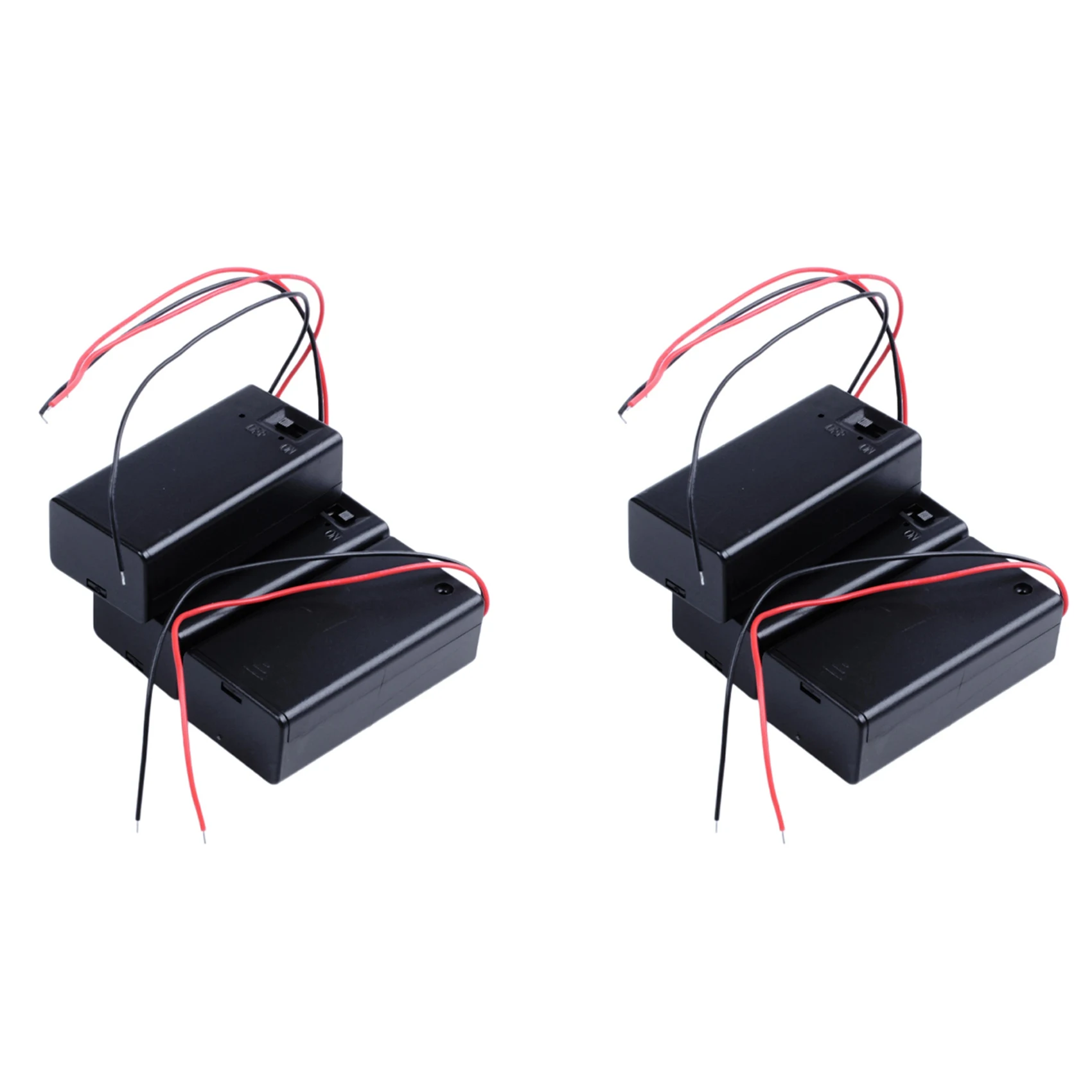 T82C Hot Sale-6 Pcs Two Wire Lead On/Off Switch 1 X 9V Battery Cell Case Holder