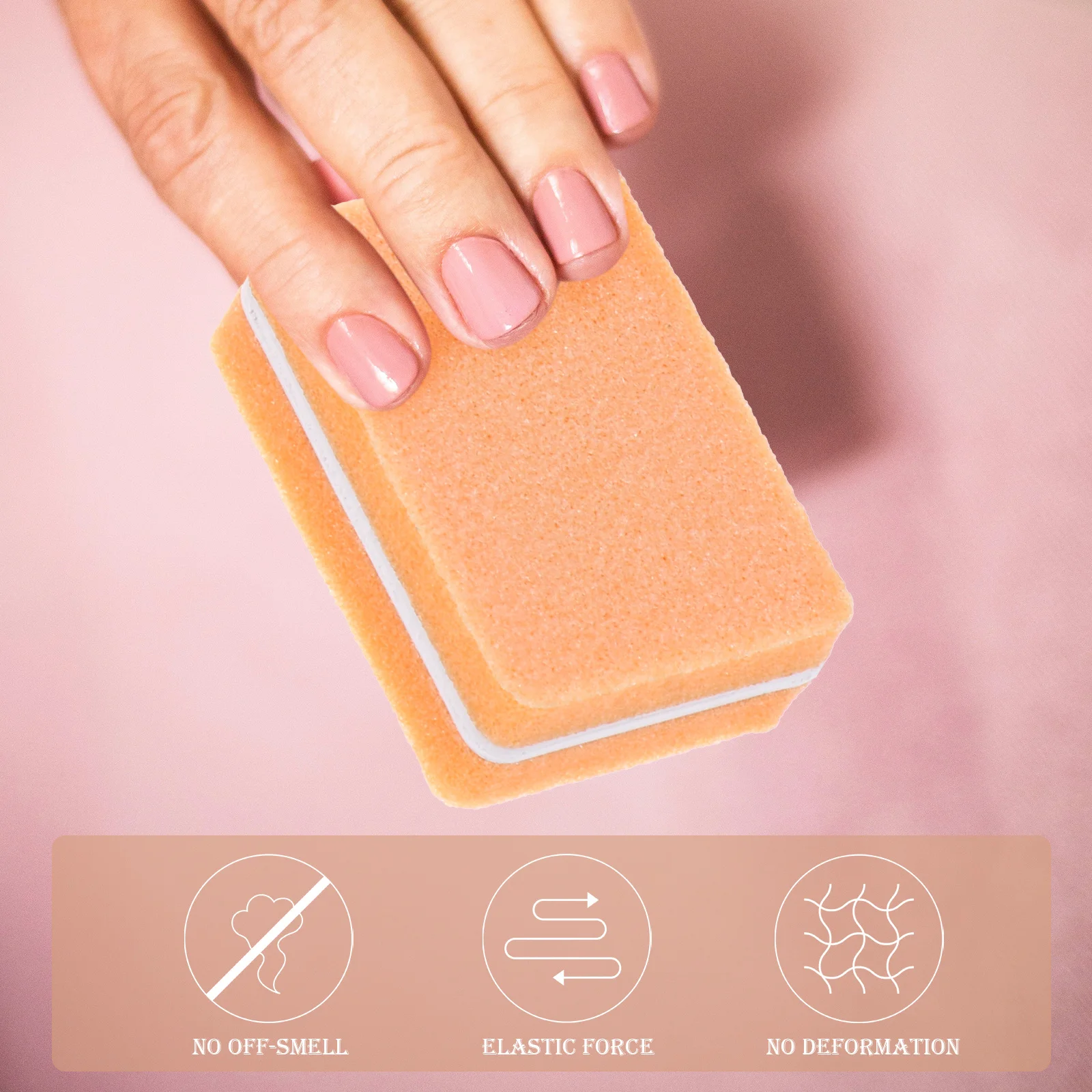 

50 шт., губка для ногтей, буферный блок, мини-пилочка для маникюра, педикюра, шлифовка, формирование акриловых накладных ногтей, портативный инструмент