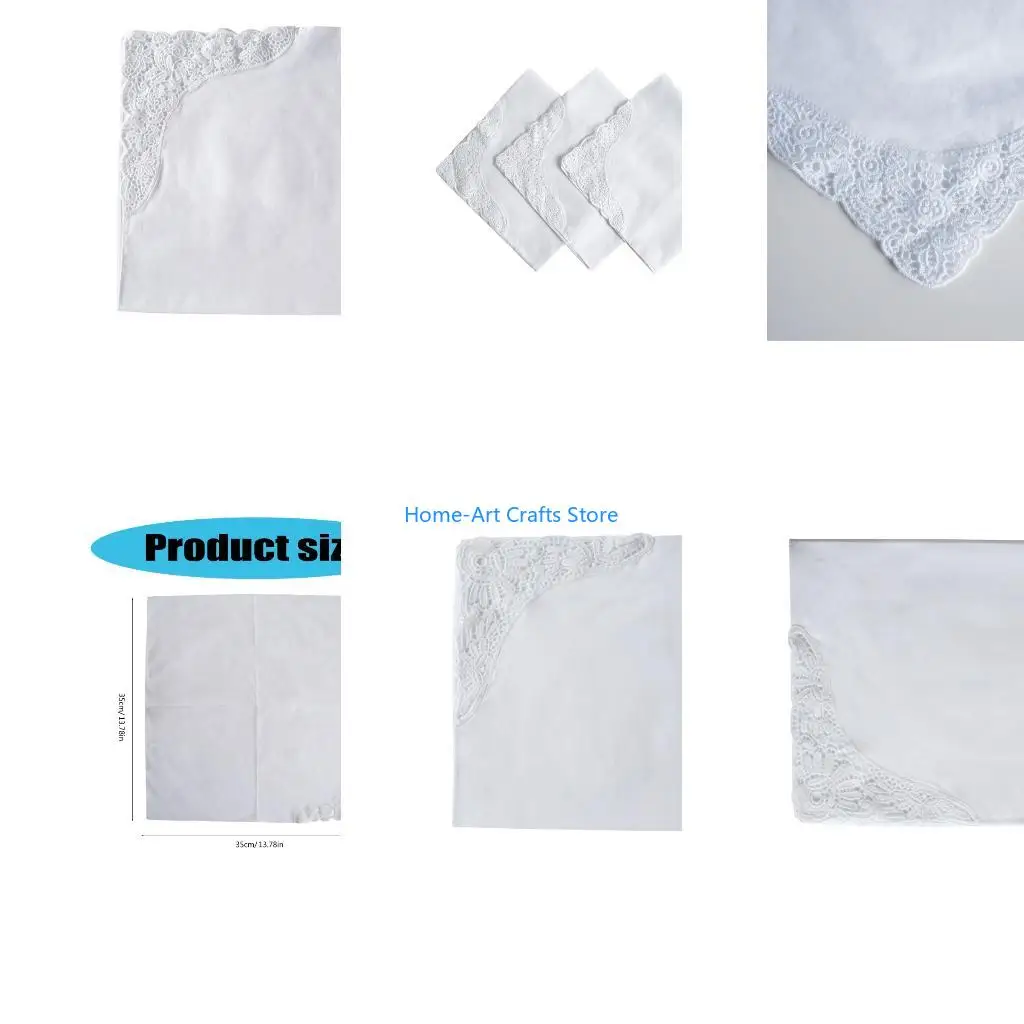 Y3NA Painting Cotton Cloth Handkerchief For Mixed Media Art White Fabric Suitable For Classroom And Studio Use
