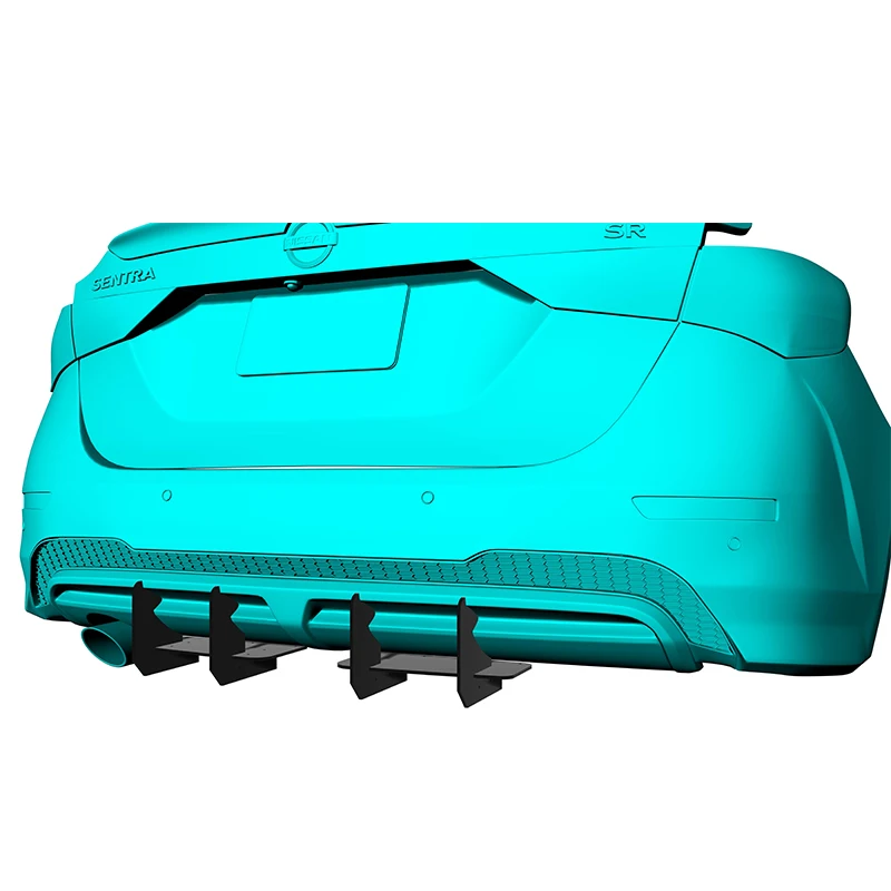 

Использование для Nissan Nismo Sentra SR 2020-2024 года, задний диффузор, бампер, спойлер, сплиттер, комплект кузова, аксессуары