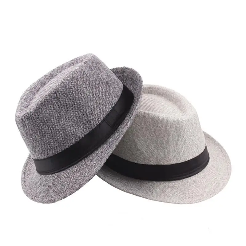 652F Fedora corta, color sólido, clásico, playa, verano, sombrero para 1920, accesorio disfraz Ganster para