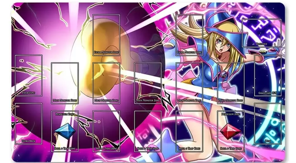 

YuGiOh Playmat Коврик для карточных игр Игровые коврики, совместимые с OCG + бесплатная сумка - 3469434