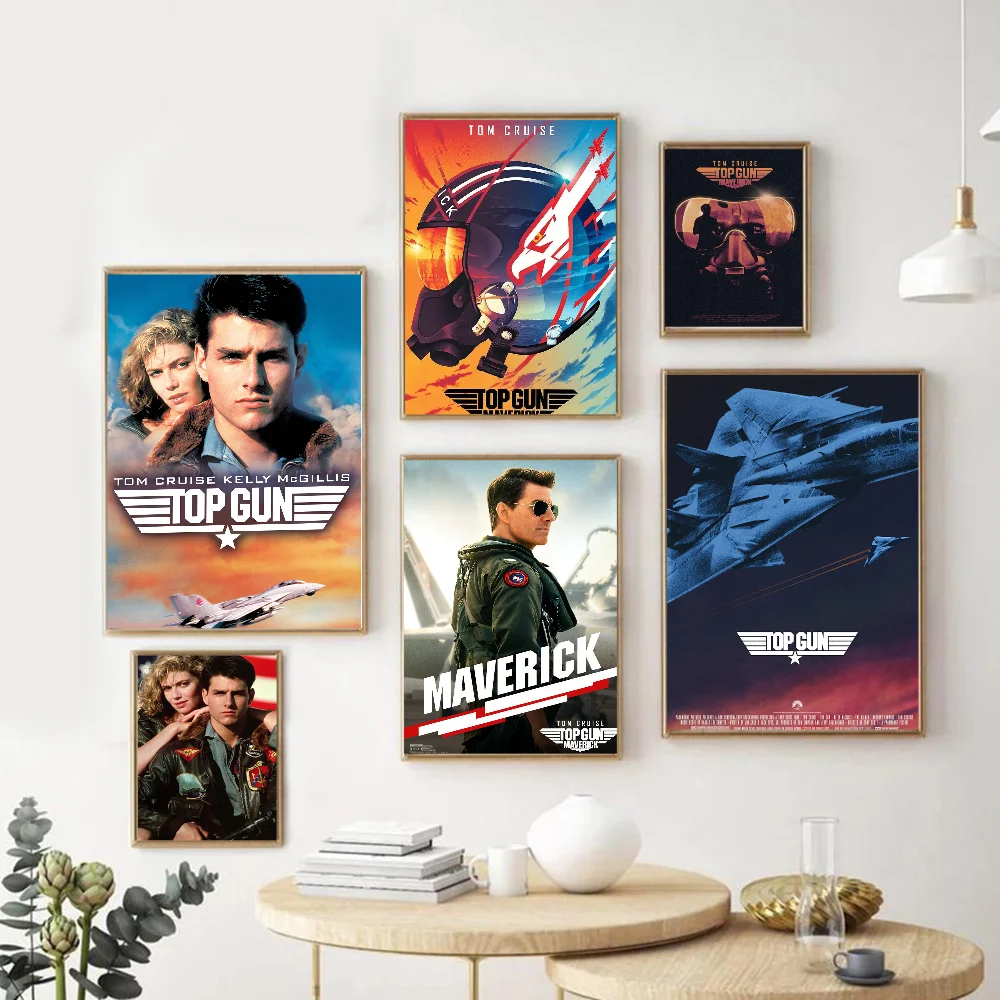 

Top Gun Maverick Anime Posters Sticky HD Quality Poster Wall Art Painting Study Wall Decor