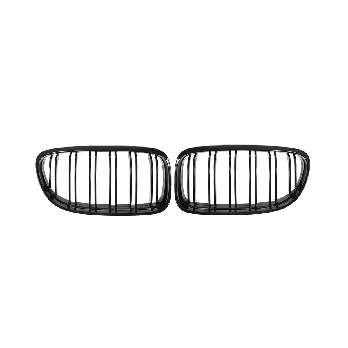 Car Grille Front Kidney Glossy 2 Line Double Slat for 3 Series E90 E91 2009 2010 2011